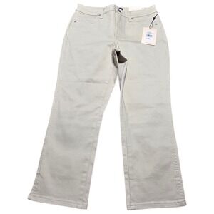 NEW NYDJ size 6P feather beige chloe capri jeans women's TAGS 26' Waist